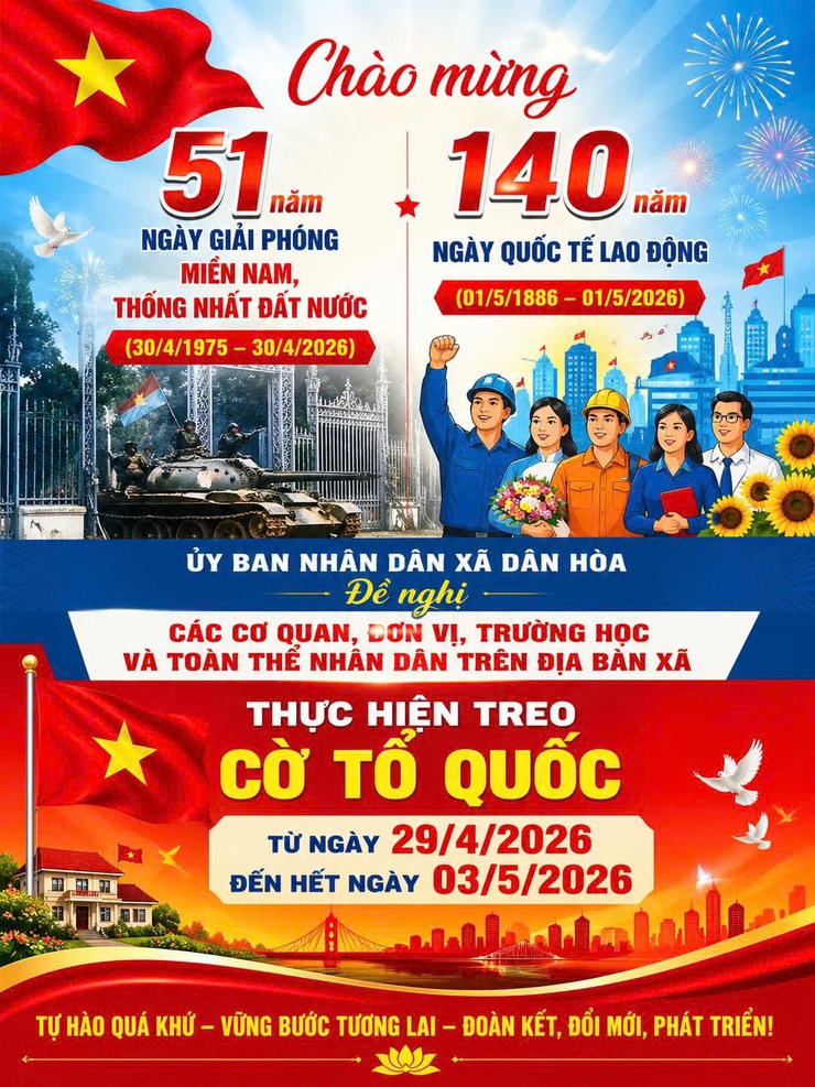 ỦY BAN NHÂN DÂN XÃ DÂ N HÒA THÔNG BÁO- Ảnh 1.