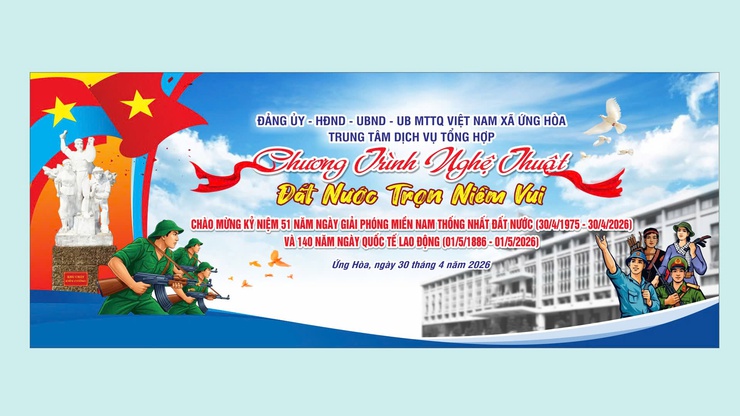 TRÂN TRỌNG KÍNH MỜI CÁN BỘ VÀ NHÂN DÂN THAM DỰ CHƯƠNG TRÌNH NGHỆ THUẬT “ĐẤT NƯỚC TRỌN NIỀM VUI”- Ảnh 1.