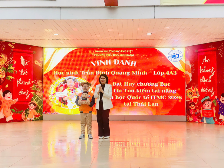 Học sinh Tiểu học Linh Đàm tỏa sáng tại cuộc thi Toán học quốc tế ITMC năm 2026- Ảnh 1.