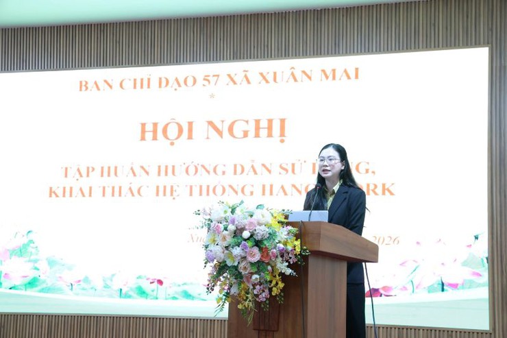 Hơn 300 cán bộ xã Xuân Mai tham gia tập huấn nền tảng HanoiWork- Ảnh 4.