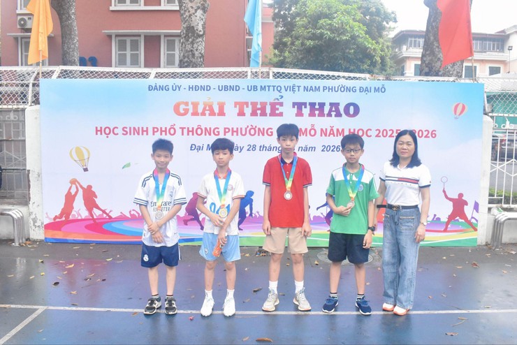 Phường Đại Mỗ tổ chức thành công giải thi đấu điền kinh, kết thúc Giải thể thao học sinh phường 2026- Ảnh 2.