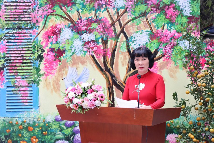 Khánh thành công trình “Tranh tường bích họa” tại Nhà sinh hoạt cộng đồng Tổ dân phố Hàng Mã 6, ngõ 12B Lý Nam Đế- Ảnh 3.