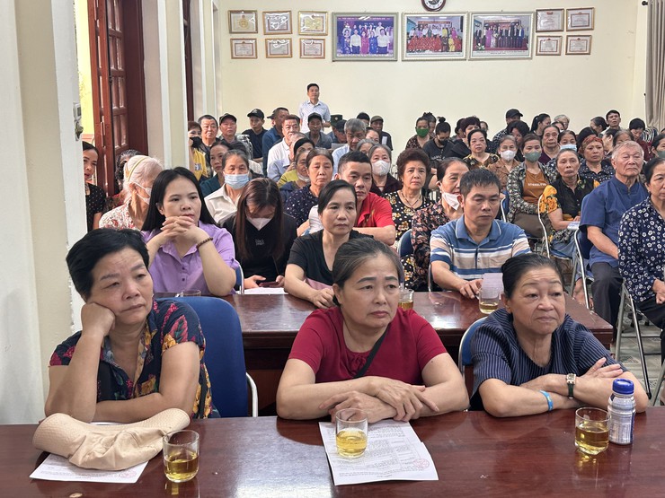 Xã Đại Thanh triển khai chủ trương thu hồi đất thực hiện dự án Khu đô thị thể thao Olympic tại thôn Quỳnh Đô và Ích Vịnh.- Ảnh 4.