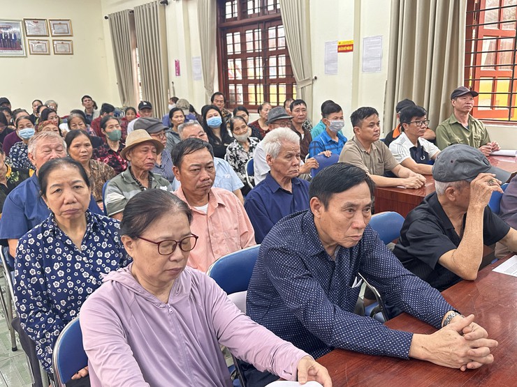 Xã Đại Thanh triển khai chủ trương thu hồi đất thực hiện dự án Khu đô thị thể thao Olympic tại thôn Quỳnh Đô và Ích Vịnh.- Ảnh 6.