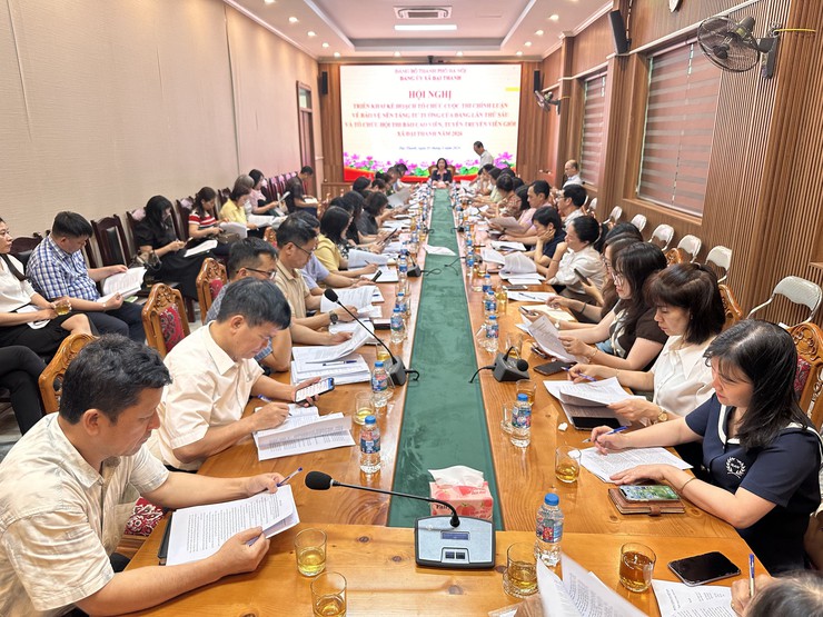 ĐẢNG ỦY XÃ ĐẠI THANH TRIỂN KHAI KẾ HOẠCH TỔ CHỨC CUỘC THI CHÍNH LUẬN VỀ BẢO VỆ NỀN TẢNG TƯ TƯỞNG CỦA ĐẢNG LẦN THỨ 6 VÀ KẾ HOẠCH TỔ CHỨC HỘI THI BÁO CÁO VIÊN, TUYÊN TRUYỀN VIÊN GIỎI XÃ ĐẠI THANH NĂM 2026- Ảnh 1.