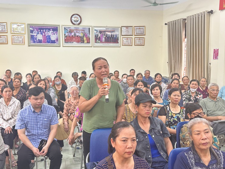 Xã Đại Thanh triển khai chủ trương thu hồi đất thực hiện dự án Khu đô thị thể thao Olympic tại thôn Quỳnh Đô và Ích Vịnh.- Ảnh 13.