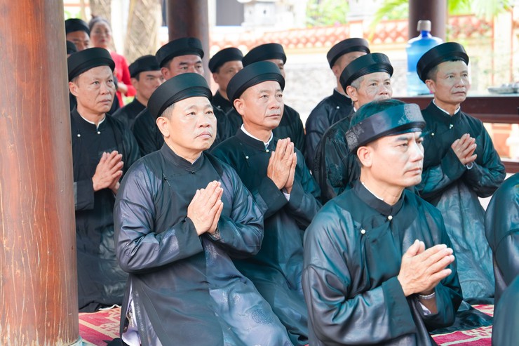 ĐÌNH LÀNG THÔN NGÔ SÀI TỔ CHỨC LỄ XUÂN THU NHỊ TẾ – HỘI TƯ VĂN GIỮ GÌN NÉT ĐẸP TRUYỀN THỐNG- Ảnh 6.