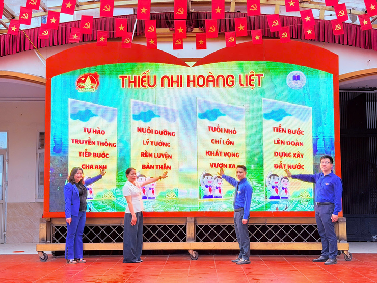 Trường THCS Hoàng Liệt sôi nổi tổ chức ngày hội Thiếu nhi vui khỏe - Tiến bước lên Đoàn năm học 2025-2026 - Ảnh 4.