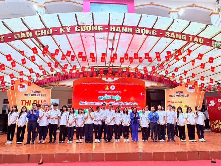 Trường THCS Hoàng Liệt sôi nổi tổ chức ngày hội Thiếu nhi vui khỏe - Tiến bước lên Đoàn năm học 2025-2026 - Ảnh 5.