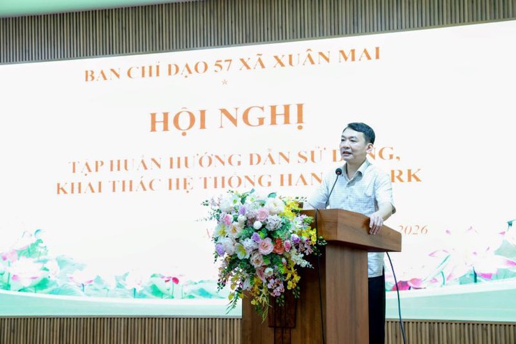 Hơn 300 cán bộ xã Xuân Mai tham gia tập huấn nền tảng HanoiWork- Ảnh 3.