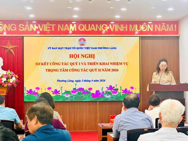 PHÁT HUY VAI TRÒ NÒNG CỐT, ỦY BAN MẶT TRẬN TỔ QUỐC VIỆT NAM PHƯỜNG LÁNG ĐẠT KẾT QUẢ NỔI BẬT TRONG QUÝ I NĂM 2026- Ảnh 1.