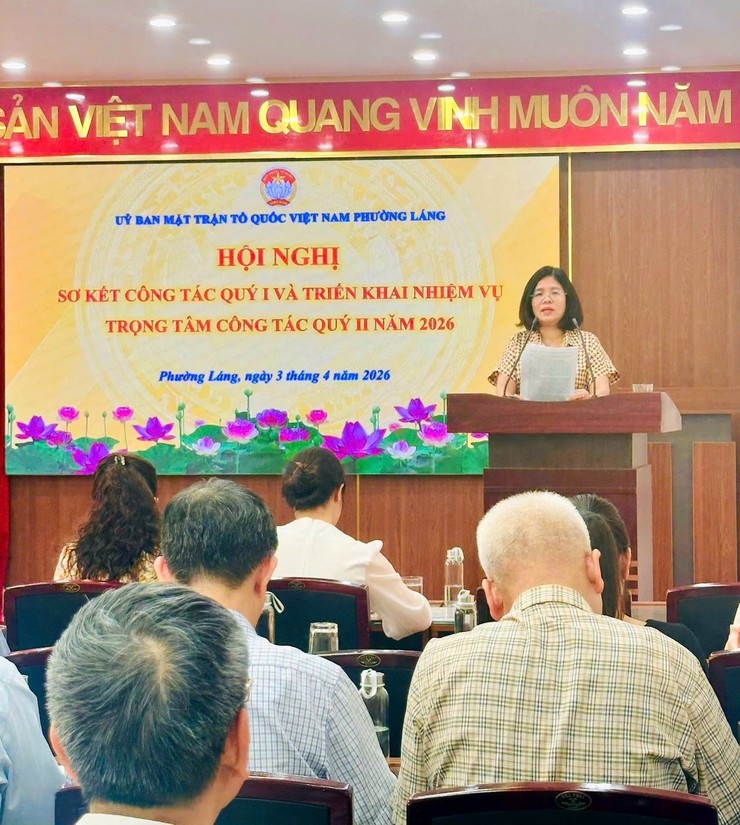 PHÁT HUY VAI TRÒ NÒNG CỐT, ỦY BAN MẶT TRẬN TỔ QUỐC VIỆT NAM PHƯỜNG LÁNG ĐẠT KẾT QUẢ NỔI BẬT TRONG QUÝ I NĂM 2026- Ảnh 2.