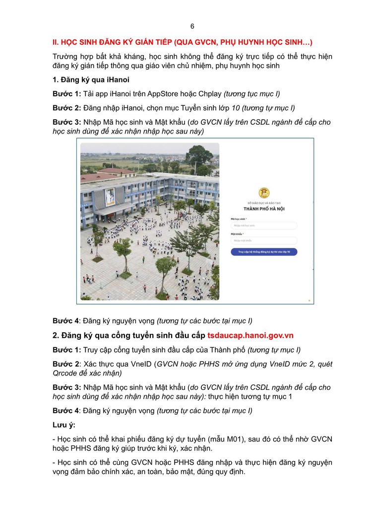 HƯỚNG DẪN THỬ NGHIỆM ĐĂNG KÝ TRỰC TUYẾN DỰ THI VÀ TUYỂN SINH LỚP 10 THPT CÔNG LẬP NĂM HỌC 2026–2027- Ảnh 7.