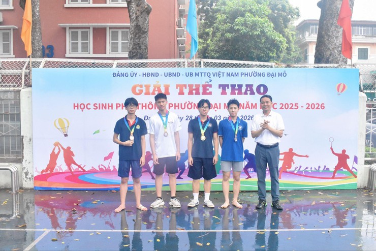 Phường Đại Mỗ tổ chức thành công giải thi đấu điền kinh, kết thúc Giải thể thao học sinh phường 2026- Ảnh 8.
