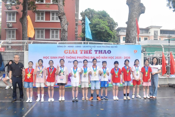 Phường Đại Mỗ tổ chức thành công giải thi đấu điền kinh, kết thúc Giải thể thao học sinh phường 2026- Ảnh 7.