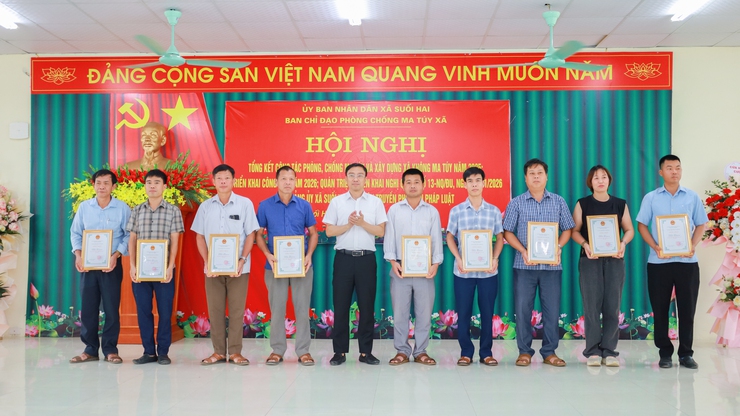 Xã Suối Hai đã tổ chức Hội nghị tổng kết công tác phòng, chống ma túy năm 2025 và triển khai nhiệm vụ trọng tâm năm 2026- Ảnh 6.
