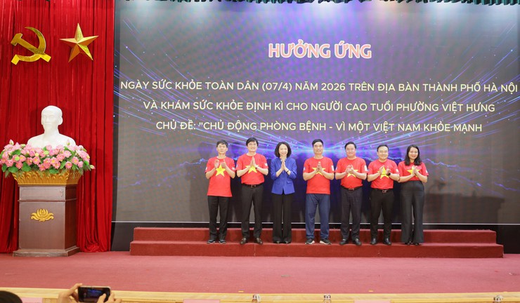 Hà Nội phát động hưởng ứng Ngày Sức khỏe toàn dân 7/4 với chủ đề "Chủ động phòng bệnh – Vì một Việt Nam khỏe mạnh"- Ảnh 5.