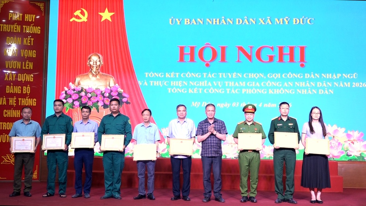 Xã Mỹ Đức hoàn thành toàn diện công tác tuyển quân năm 2026- Ảnh 4.