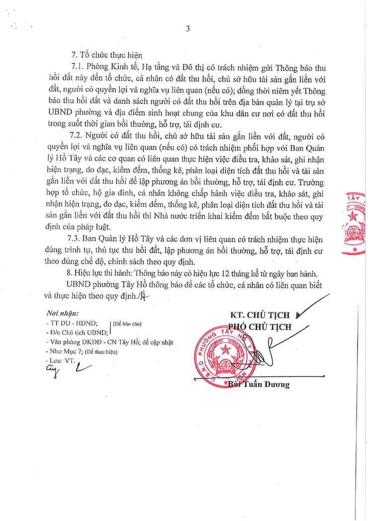 Thông báo thu hồi đất để thực hiện Dự án cải tạo, mở rộng tuyến đường ngõ Xóm Chùa- Ảnh 3.