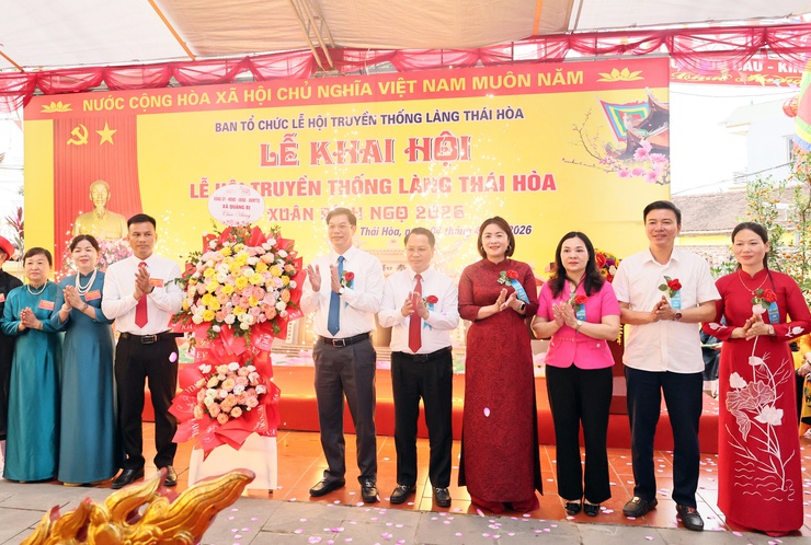 Lễ khai hội truyền thống làng Thái Hòa năm 2026- Ảnh 4.