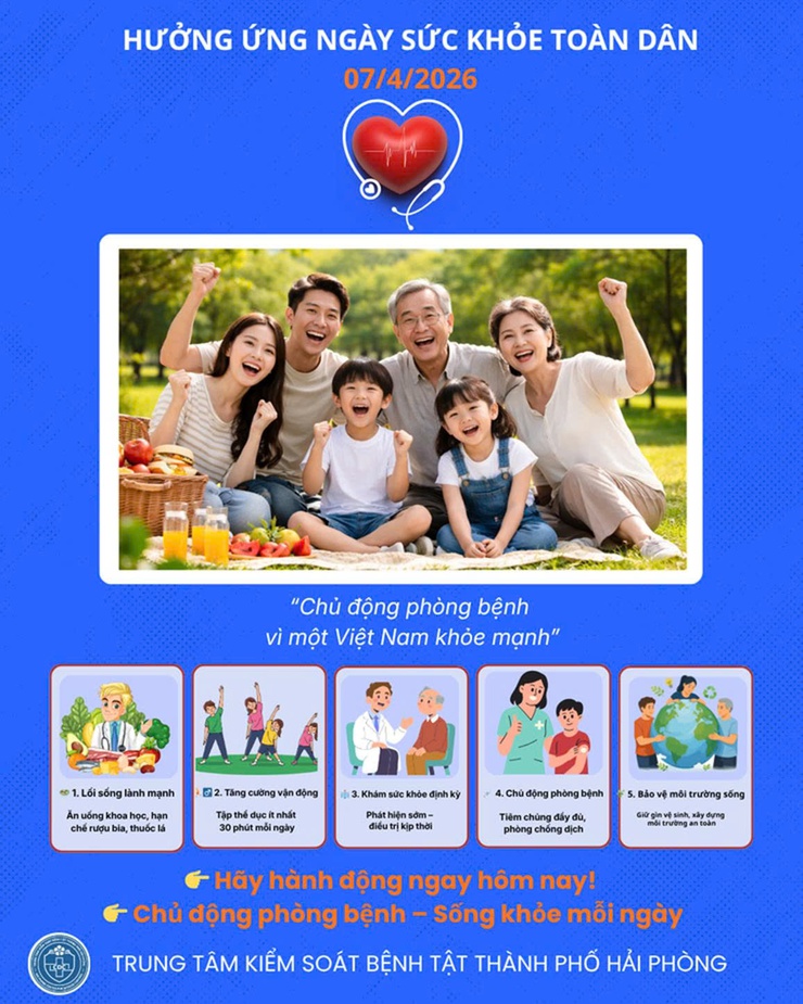 UBND XÃ BÌNH MINH ĐẨY MẠNH HƯỞNG ỨNG NGÀY SỨC KHỎE TOÀN DÂN VIỆT NAM 07/4/2026- Ảnh 1.
