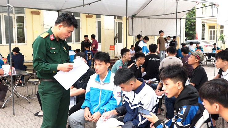 XÃ DÂN HOÀ 563 CÔNG DÂN ĐĂNG KÝ NGHĨA VỤ QUÂN SỰ LẦN ĐẦU- Ảnh 3.