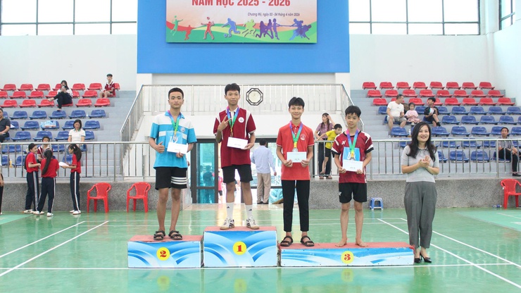 Giải thể thao học sinh phổ thông phường Chương Mỹ năm học 2025–2026 diễn ra thành công tốt đẹp- Ảnh 21.