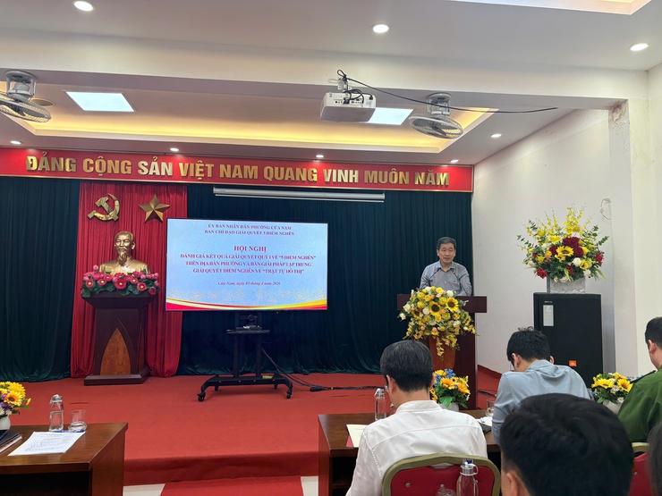 Phường Cửa Nam tổ chức hội nghị đánh giá kết quả giải quyết “5 điểm nghẽn”- Ảnh 4.