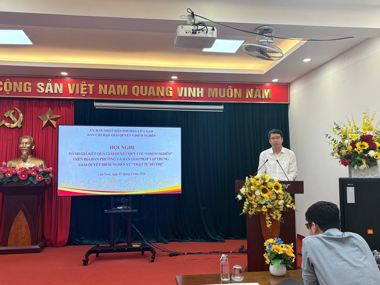 Phường Cửa Nam tổ chức hội nghị đánh giá kết quả giải quyết “5 điểm nghẽn”- Ảnh 2.