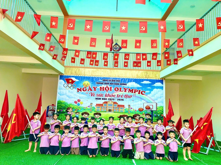 Trường Mầm non Xuân Dương đã tổ chức thành công "Ngày hội Olympic vì sức khỏe trẻ thơ"- Ảnh 4.