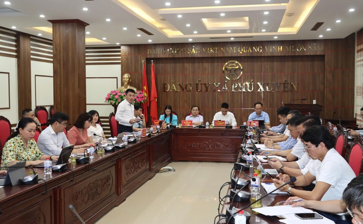 Đảng ủy – HĐND – UBND – Ủy ban MTTQ Việt Nam xã Phú Xuyên tổ chức hội nghị giao ban trực tuyến với cơ sở quý I năm 2026- Ảnh 3.