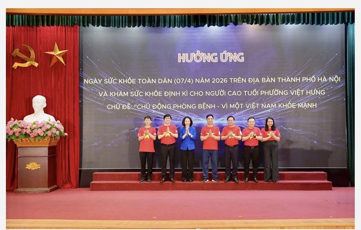 Hà Nội phát động Ngày Sức khỏe toàn dân năm 2026 tại phường Việt Hưng- Ảnh 2.