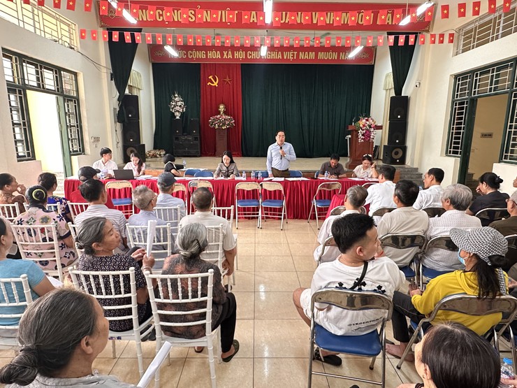 Xã Đại Thanh hoàn thành công tác thông báo chủ trương thực hiện dự án đầu tư xây dựng Khu đô thị thể thao Olympic tại 11 thôn trên địa bàn- Ảnh 4.