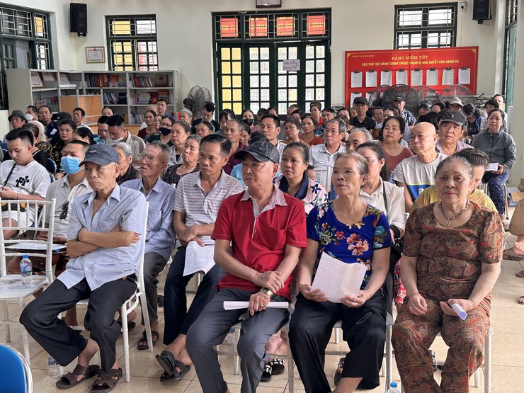 Xã Đại Thanh hoàn thành công tác thông báo chủ trương thực hiện dự án đầu tư xây dựng Khu đô thị thể thao Olympic tại 11 thôn trên địa bàn- Ảnh 2.