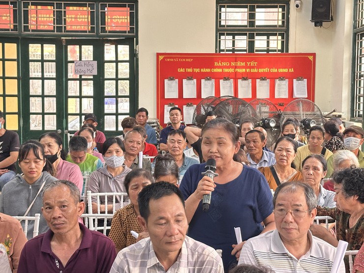 Thông báo chủ trương thực hiện dự án và phổ biến kế hoạch điều tra, khảo sát, đo đạc thực hiện dự án đầu tư xây dựng Khu đô thị thể thao Olympic tại thôn Huỳnh Cung- Ảnh 4.