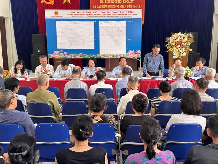 Xã Đại Thanh hoàn thành công tác thông báo chủ trương thực hiện dự án đầu tư xây dựng Khu đô thị thể thao Olympic tại 11 thôn trên địa bàn- Ảnh 1.