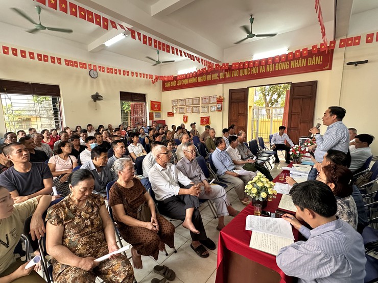 Xã Đại Thanh hoàn thành công tác thông báo chủ trương thực hiện dự án đầu tư xây dựng Khu đô thị thể thao Olympic tại 11 thôn trên địa bàn- Ảnh 3.
