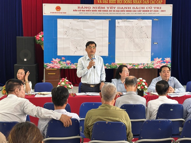 Xã Đại Thanh hoàn thành công tác thông báo chủ trương thực hiện dự án đầu tư xây dựng Khu đô thị thể thao Olympic tại 11 thôn trên địa bàn- Ảnh 16.