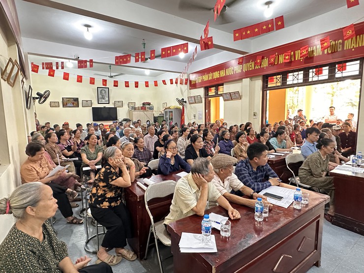 Xã Đại Thanh hoàn thành công tác thông báo chủ trương thực hiện dự án đầu tư xây dựng Khu đô thị thể thao Olympic tại 11 thôn trên địa bàn- Ảnh 8.