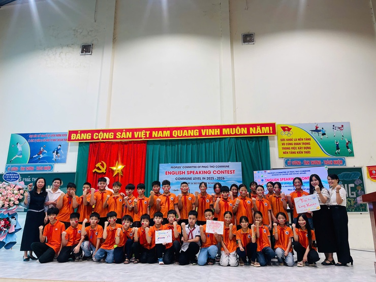 Xã Phúc Thọ tổ chức cuộc thi hùng biện tiếng anh năm học 2025-2026- Ảnh 7.