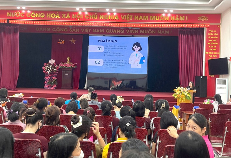 TRẠM Y TẾ XÃ VĨNH THANH TỔ CHỨC TRUYỀN THÔNG VỀ CHĂM SÓC SỨC KHỎE SINH SẢN, KẾ HOẠCH HÓA GIA ĐÌNH CHO PHỤ NỮ TRONG ĐỘ TUỔI SINH ĐẺ- Ảnh 7.