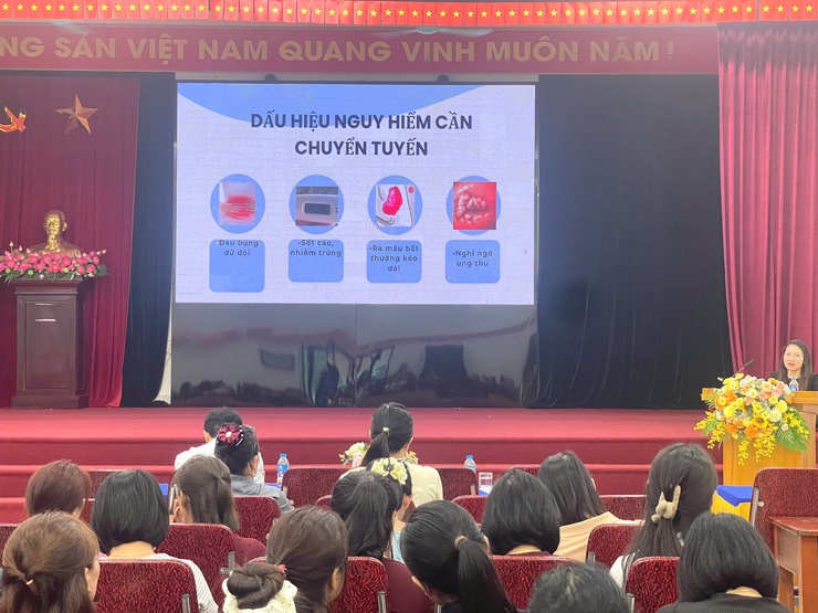 TRẠM Y TẾ XÃ VĨNH THANH TỔ CHỨC TRUYỀN THÔNG VỀ CHĂM SÓC SỨC KHỎE SINH SẢN, KẾ HOẠCH HÓA GIA ĐÌNH CHO PHỤ NỮ TRONG ĐỘ TUỔI SINH ĐẺ- Ảnh 9.