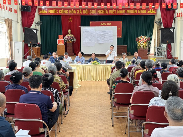 Xã Đại Thanh hoàn thành công tác thông báo chủ trương thực hiện dự án đầu tư xây dựng Khu đô thị thể thao Olympic tại 11 thôn trên địa bàn- Ảnh 12.