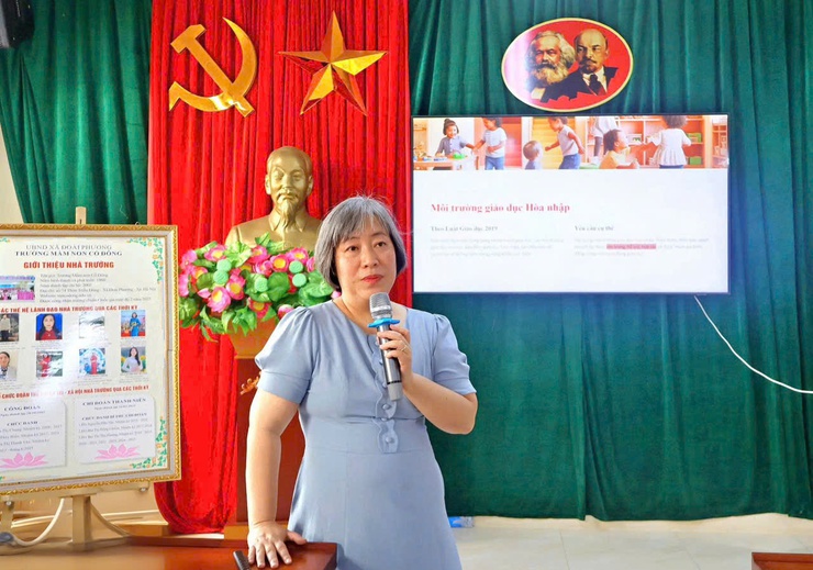 Xã Đoài Phương bồi dưỡng “Kiến thức giáo dục hòa nhập trẻ khuyết tật cấp học mầm non”

- Ảnh 1.