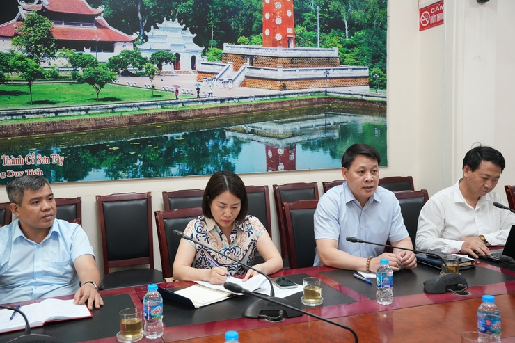 Sơn Tây làm việc với Trung tâm Thông tin và Xúc tiến Du lịch Hà Nội về khảo sát, phát triển du lịch năm 2026- Ảnh 2.
