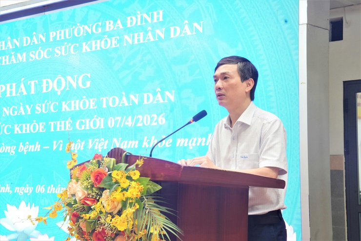 Phường Ba Đình phát động "Ngày Sức khỏe toàn dân" năm 2026: Lan tỏa thông điệp chủ động phòng bệnh vì cộng đồng khỏe mạnh- Ảnh 4.