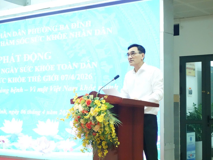 Phường Ba Đình phát động "Ngày Sức khỏe toàn dân" năm 2026: Lan tỏa thông điệp chủ động phòng bệnh vì cộng đồng khỏe mạnh- Ảnh 5.