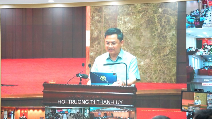 Thành uỷ Hà Nội tổ chức Hội nghị giao ban trực tiếp, trực tuyến giữa Thành ủy – HĐND – UBND – UBMTTQ thành phố với cơ sở quý I năm 2026- Ảnh 3.