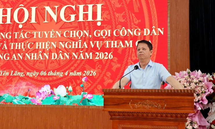 XÃ YÊN LÃNG TỔ CHỨC HỘI NGHỊ TỔNG KẾT CÔNG TÁC TUYỂN CHỌN, GỌI CÔNG DÂN NHẬP NGŨ VÀ THỰC HIỆN NGHĨA VỤ THAM GIA CÔNG AN NHÂN DÂN NĂM 2026- Ảnh 5.