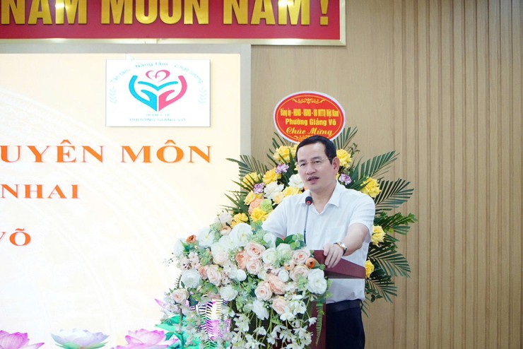 Ký kết hợp tác và hỗ trợ chuyên môn y tế giữa Trạm Y tế phường Giảng Võ và Bệnh viện Đa khoa Hòe Nhai- Ảnh 5.